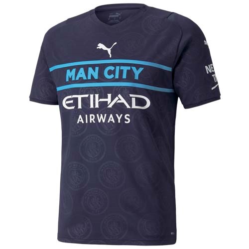 Camiseta Manchester City Replica Tercera Ropa 2021/22